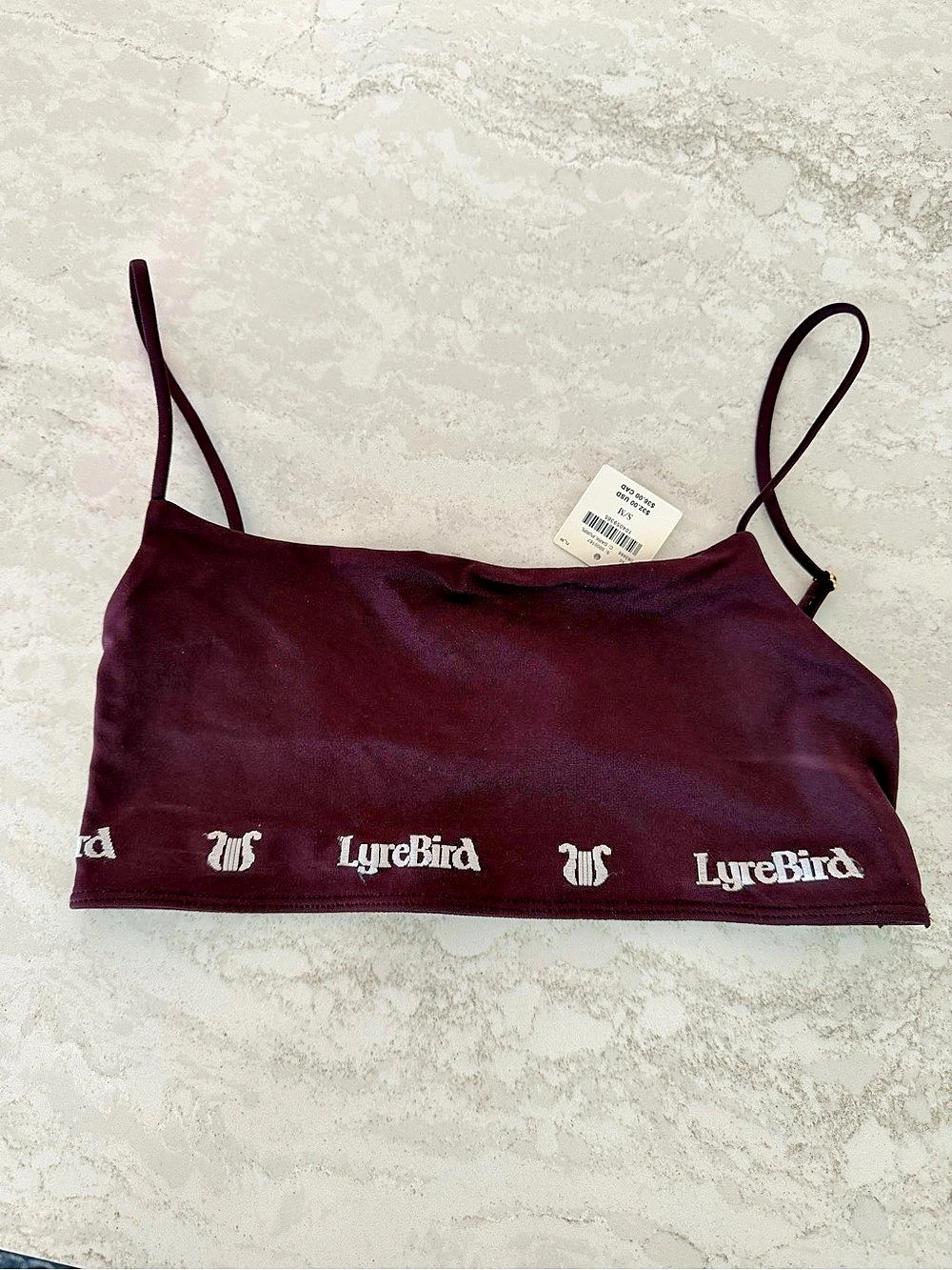 Lyrebird Dark Purple Bra Size Small/Medium NWT